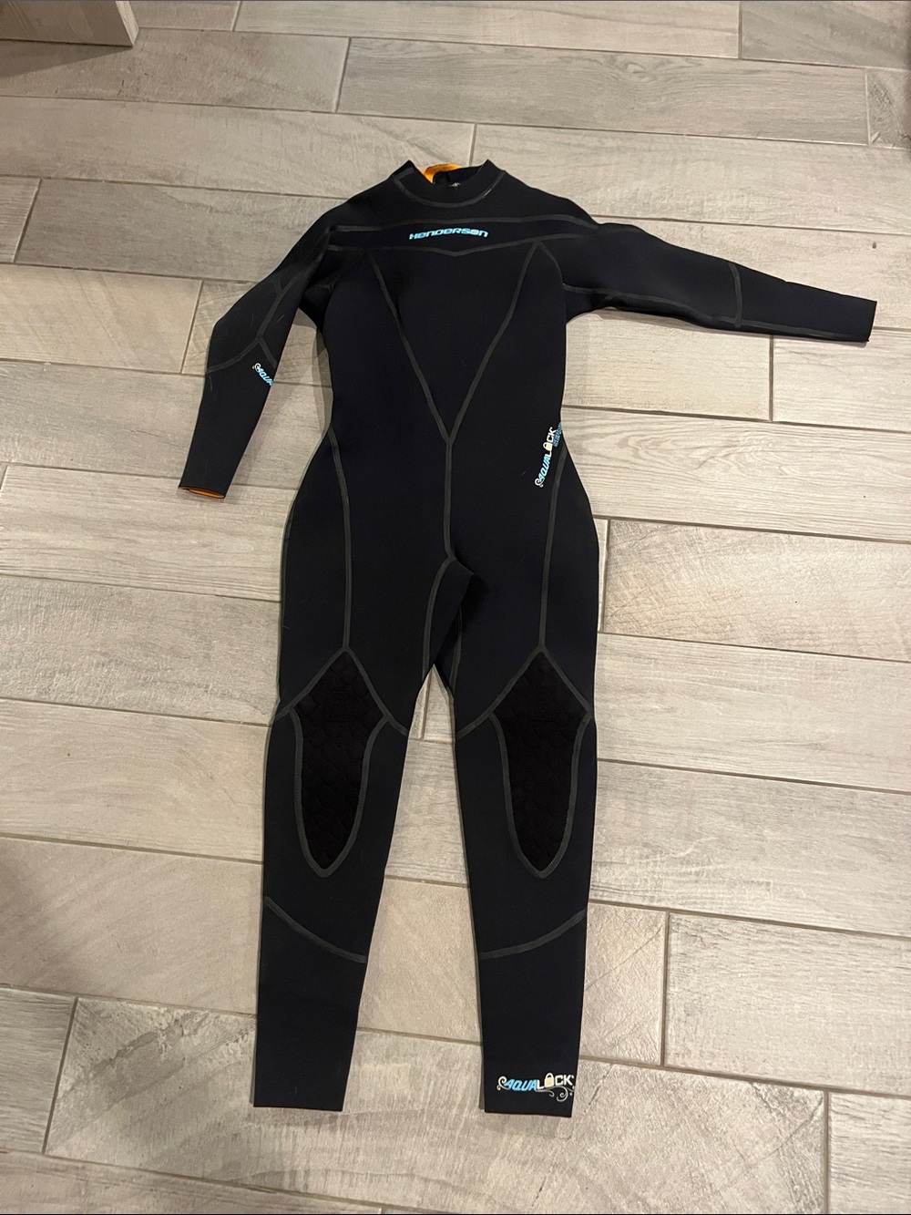 Unused Henderson Aquaback Women's Full-Length Black Wetsuit
